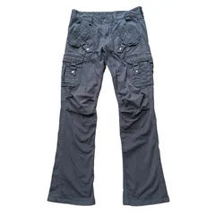 HIDEAWAYS NICOLE CARGO BOOTCUT DENIM カーゴ ブーツカット オリーブ サイズ48 メンズL ハイダウェイニコルのサムネイル