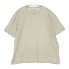 STUDIO NICHOLSON ROND T-SHIRT Bamboo lyocell rib jersey リヨセルニットソー 半袖Ｔシャツ カットソー ベージュ レディース スタジオ ニコルソン【中古】6-0510S∞のサムネイル