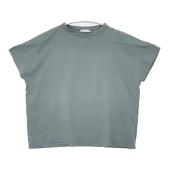 handvaerk IP42-01 フレンチスリーブ 半袖Ｔシャツ カットソー ブルーグリーン レディース ハンドバーク【中古】6-0510S∞のサムネイル