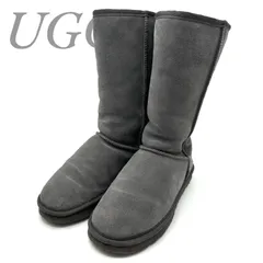 【B5330】 UGG Australia アグ オーストラリア ムートンブーツ ロングブーツ クラシックトール スエード グレー 23cmのサムネイル