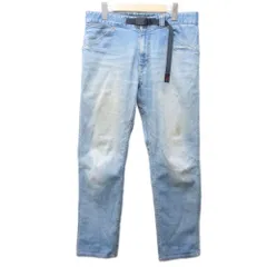 グラミチ GRAMICCI × アーバンリサーチ 別注 コラボ Mt Design 3776 クライミングパンツ ストレッチデニム テーパード M 青 ブルー 系 0417