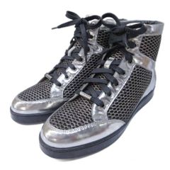 JIMMY CHOO ハイカットスニーカー レオパード柄 26.5センチ - メルカリ