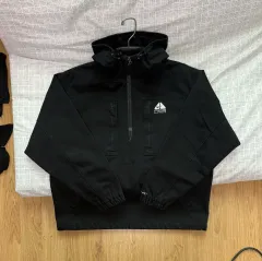 Supreme NIKE ACG デニム プルオーバー アノラック ブラック Sのサムネイル