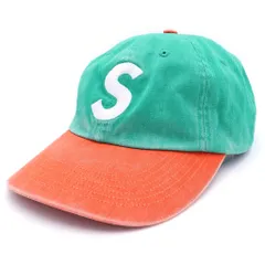 SUPREME (シュプリーム) 25AW Pigment Coated 2-Tone S Logo 6-Panel キャップ マルチカラー