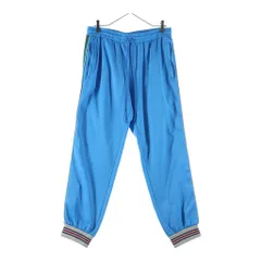 GUCCI (グッチ) 21SS Web Line Technical Jersey Pant ウェブラインテクニカルジャージパンツ スウェットジョガーパンツ ブルー 650038 X1C5Nのサムネイル
