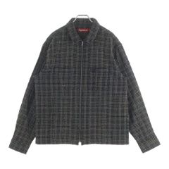 Supreme チェック柄 ジップアップジャケット Mサイズ - メルカリ