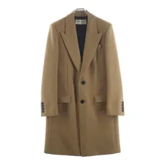 SAINT LAURENT PARIS (サンローランパリ) 21AW カシミヤ ウール ピークドラペル カラー ロング チェスターコート ブラウン 671905 Y143Vのサムネイル