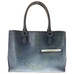 極美品 Berluti トゥジュール ネオ スクリットレザー トートバッグ