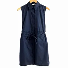 3.1 Phillip Lim  フィリップリム   ノースリーブ  シャツ  ワンピース  ネイビー 0のサムネイル