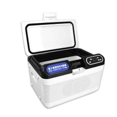 온보드 쿨러 보냉 보온 냉온고 휴대용 미니 소형 -10℃~65℃ 12V 24V 12L 싱글 도어 음료 차용 냉장고 트럭 당전 온도보다 28℃ 낮은