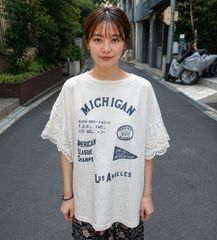 美品】ダブルスタンダード クロージング レースドッキンググラフィック