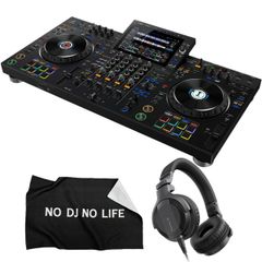 AlphaTheta 올인원 DJ 시스템 XDJ-AZ + 헤드폰 HDJ-CUE1 + 더스트 커버 세트 [XDJ-XZ 후계 기종]