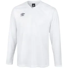 umbro(アンブロ) JR 長袖ゲームシヤツ サッカー ゲームシャツ J (uas6307jl-wht)、ホワイト