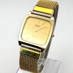 稼働品】SEIKO Dolce クォーツ 6730-5160ゴールド腕時計 - メルカリ