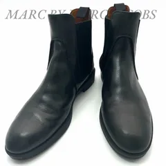 【B5450】 MARC BY MARC JACOBS マーク バイ マーク ジェイコブス サイドゴアブーツ ブラック レザー ラウンドトゥのサムネイル