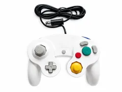 ゲームキューブ Wii 有線 ゲームパッド コントローラー ホワイト ジョイスティック 互換品