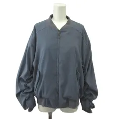 レディアゼル REDYAZEL ジャケット ブルゾン 上着 F サックスブルー 無地 長袖 リブ襟  /RY ■ECA005のサムネイル