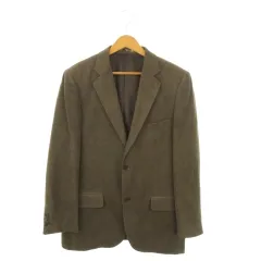 ザ スコッチ ハウス The Scotch House テーラードジャケット 上着 M 茶 ブラウン 総裏地 シングル /MN14 ■ECA005のサムネイル