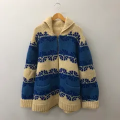 【中古品】 UNKNOWN 60~70's VINTAGE COWICHAN KNIT SWEATER 60-70年代 ヴィンテージ カウチンニットセーター トップス 【145-250309-kk-08-tei】のサムネイル