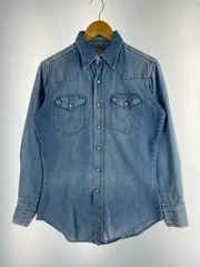 【中古品】 Wrangler ラングラー 60S DENIM SHIRT 60年代 デニムシャツ 長袖 メンズ トップス   【146-250321-em-34-MIN】のサムネイル