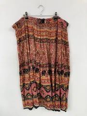 Kammo ロングスカート ONE SIZE FITS ALL レッド レディース