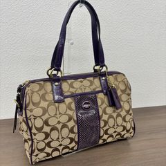 極美品✨️コーチ 2way ショルダーバッグ 薔薇 ローズ PVC レザー 黒 