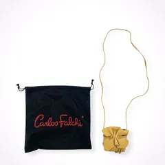 Carlos Falchi / シボ革 ミニショルダーバッグ 参考定価：50,000程度のサムネイル