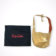 Carlos Falchi / レザーショルダーバッグ 参考定価：70,000程度のサムネイル