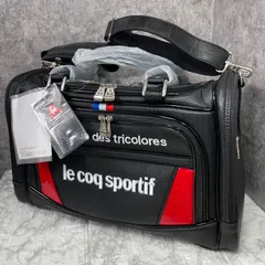 未使用タグ付❗️ le coq sportif ルコックスポルティフ ボストンバッグ 2WAY ブラックのサムネイル