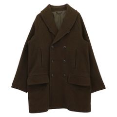 COMOLI ヤクメルトン ショールカラーコート ブラウン サイズ2 - メルカリ