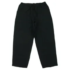 COMME des GARCONS HOMME コムデギャルソンオム 25SS HO-P028 エステルラミーツイル ストライプ 製品加工 ドローストリング パンツ ブラック系 M【中古】のサムネイル