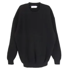 GRAPHPAPER グラフペーパー 24AW GU243-80092B High Density Crew Neck Knit ハイ デンシティ クルーネック 長袖 ニット ブラック系 1【中古】のサムネイル