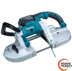 ☆【未使用】マキタ makita 充電式ポータブルバンドソー  PB180DRGX フルセット（BL1860B 2個・DC18RC 充電器）【新古品】【中古】のサムネイル