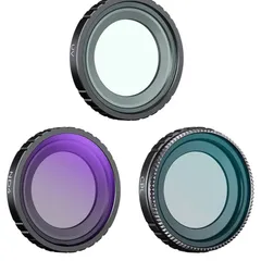 <ナ>K&F Concept Insta360 Go3S 用 レンズフィルター 保護フィルター セット (UV+CPL+ND4) フィルターのサムネイル