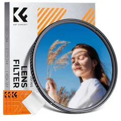 <ナ>K&F CONCEPT 62mm 1/4ブラックミスト&CPLフィルター 多機能フィルター 2in1 一枚二役 ソフト効果+偏光効果 18層ナノコーティング 円偏光 反射除去 ビデオ/ポートレートに最適（Nano-Klear）のサムネイル