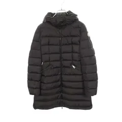 モンクレール MONCLER ダウンジャケット FLAMMETTE フラメッテ フード付き 4993105 ブラック ナイロン FLAMMETTE ダウンコート レディース Used B