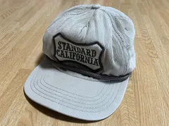 STADARD CALIFORNIR    スタンダード カリフォルニア　コーデュロイキャップ　メンズ　古着　ワッペン　グレージュ　アイボリー　スナップバックのサムネイル