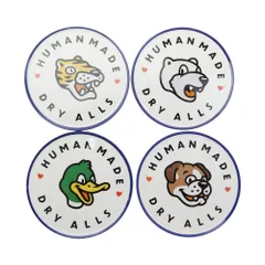 HUMAN MADE ヒューマンメイド ANIMAL COASTER SET コースター セット ホワイト系 ブルー系【美品】【中古】のサムネイル