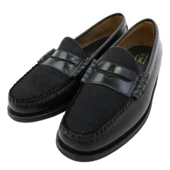 G.H.BASS & COMPANY ジーエイチバス BA11088 LARSON ラーソン ビーフ ロール ハラコ ローファー ブラック系 8.5【中古】のサムネイル