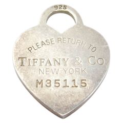Tiffany & Co. リターントゥ ハート チャーム シルバー925 - メルカリ