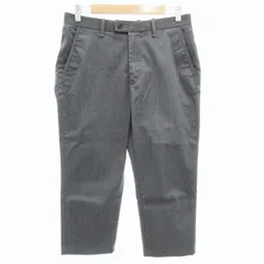 B&Y ユナイテッドアローズ BEAUTY&YOUTH ビューティー&ユース BY チノ クロップドパンツ ノータック S グレー 1219-104-1746 /GV