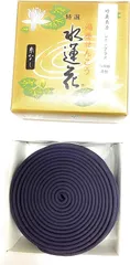 Awaji Baikundoのけむりの少ない渦巻きIncense 煙少ない 巻Incense 約12時間 14巻 安全糸なしタイプ 煙少 竹炭爽力 レモングラス お線香 お香のサムネイル