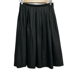 FOXEY NEW YORK(フォクシーニューヨーク) スカート サイズ38 M レディース美品  - 39927 黒 ひざ丈のサムネイル