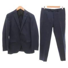 ザ・スーツカンパニー THE SUIT COMPANY セットアップ スーツ ジャケット 背抜き シングル パンツ ウォッシャブル 紺 ネイビー /AE
