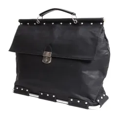 ジャンポールゴルチエJean Paul GAULTIER メタルフレームコーティングバッグ 黒のサムネイル
