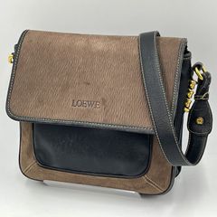 LOEWE アナグラム インディゴ デニム ショルダーバッグ - メルカリ