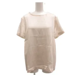 Sマックスマーラ 'S Max Mara レベッカ ビスコース サテンTシャツ 半袖 36 アイボリー /MGのサムネイル