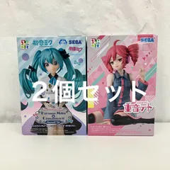 未開封 初音ミク シナモンロールおすましver 重音テト ちょこのせプレミアム SEGA フィギュア 2個セット LF5A16 f107