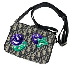 極美品 ディオール ケニーシャーフ コラボ ショルダーバッグ レア