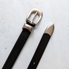 my レザーベルト ブラック ハンドメイド KT-003 レザーベルト ブラック ハンドメイド KT-003 - メルカリ